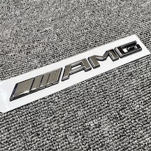 Özel Tasarım Amg Krom Dışı Piano Black Şeritli Bagaj Yazısı Arması Logosu 3m 3d Abs Mercedes B