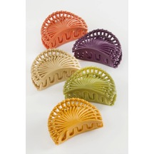 Yelpaze Renkli Mandal Toka 6 Cm Yeşil
