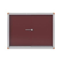 Kilitli Sürgülü Kapak İlan Panosu 90x120cm