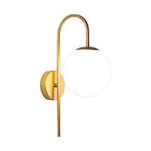 Ryslight Eskitme Kaplama Modern Opal Camlı Dekoratif Rustik Duvar Aplik Siyah