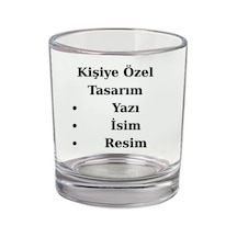 Kişiye Özel Viski Bardağı - Baskılı Viski Bardağı - İsimli Viski Bardağı - Resimli Viski Bardağı Beyaz