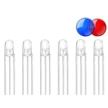 3mm R-b Kırmızı - Mavi Ortak Katot - 100 Adet