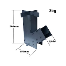 Metal Roket Ocak Soba Kamp Ocağı Ve Portatif Ocak