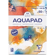 Clairefontaine Goldline Aquapad Sulu Boya Blok 300G A4 50 Yaprak