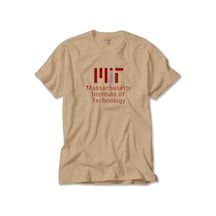 Massachusetts Institute Of Technology Logo Krem Tişört