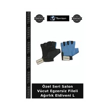 Özel Seri Salon Vücut Egzersiz Fileli Ağırlık Eldiveni L Çok Renkli