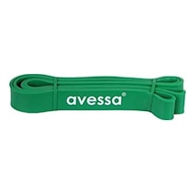 Avessa Latex Güç Bandi 32 Mm Sert 208cm X 3,5 X 32mm Yeşil Açık Bej