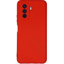 Newface Huawei Nova Y70 Kılıf Nano İçi Kadife Silikon - Kırmızı