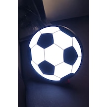 Renkli Futbol Topu Tasarımlı Şık Gece Lambası, Çocuklar İçin Güzel Bir Hediye Çok Renkli