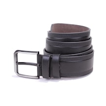 Dagoster DMK26-453 Siyah 4.5 CM Suni Deri Erkek Kemer Siyah