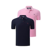 İkili Set T8561 Dewberry Erkek Tshırt-lacivert-pembe