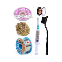 Mechanic/ Lehim 40g 0,5mm Havya Ucu Temizleme Teli Lehim Toplama Cp-2015 Emme Teli 2,0mm Lehimleme Set03