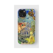 iPhone Uyumlu 15 Plus Desen008 Çok Renkli