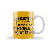 Funny Dog Lover Gift For Men Kupa Bardak Porselen No11729 Karışık