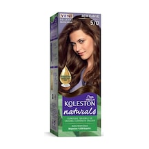 Hubrendy Tedarik Naturals Saç Boyası Açık Kahve 5/0