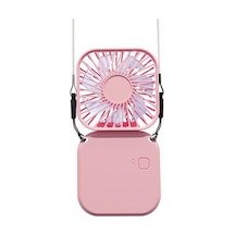 Torima F-05 Mini Fan Tutmalı Şarjlı 3 Kademeli Vantilatör Klima Soğutucu Fan Pembe