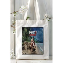 Art Hediye Farcry Oyun Baskılı Omuz Çanta Kişiye Özel Model 2 Çok Renkli