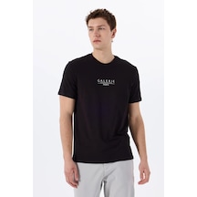 Only & Sons Erkek Onsvısta Rahat Kalıp Kısa Kollu %100 Pamuk T-shirt 22034498 Siyah SIYAH