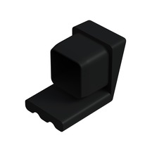 Cateksss 25x25 Mm Yan Izgara Pabuç 1.2 Siyah - 20 Li Paket