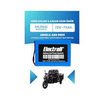 Arnica Arn 9900 Batarya Standart Kapasite Lifepo4 72v 75ah Elektrikli Motosiklet Bataryası