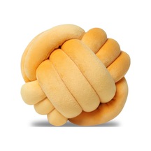 Tek Renkli Yastık, Üçlü İp Kristal Tüylü 35cm-25 Ekru