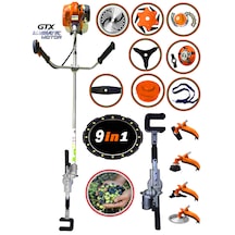 Eisenn 2000 Seri Yan Tip Benzinli Motorlu Tırpan + Zeytin Badem Hasat Makinesi 10 Parça Özel Set