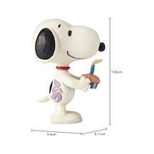 Peanuts By Jim Shore Snoopy Doğum Günü Figürü, 7,6 Cm, Çok Renkli