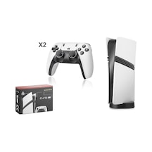 Hadron Gs5 Pro Retro Oyun Konsolu Hdmı Çift Gamepad Seti 128 Gb Hafıza Kartlı 2.4g Kablosuz Beyaz