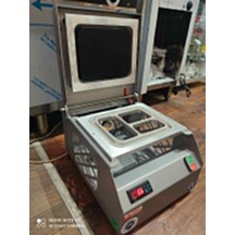 Makropack 3 Gözlü Paslanmaz Tabak Kapatma Makinesi