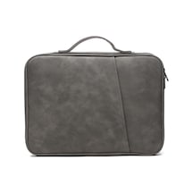 Skycity 12.9-13 İnç Dijital Cihaz Koruması İçin Dayanıklı Nilon Çantası - Yırtılmaya Ve Darbeye Dayanıklı Taşınabilir Depolama Çantası Gri Gri