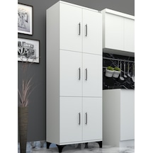 Tr % 100 Mdflam Çok Amaçlı Kiler,balkon,banyo 6 Kapaklı Dolap Genişlk71cm Diğer