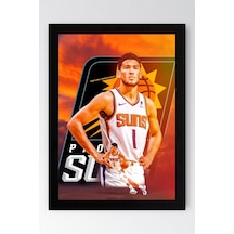 Devin Booker Çerçeveli Tablo - Basketbol Nba Posteri Tablo