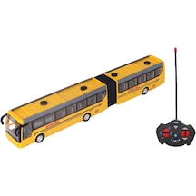 Yucama Uzaktan Kumandalı Otobüs, İleri, Geri, Sağa Dön, Sola Dön, 1:48 Ölçekli Rc Okul Otobüsü Çocuklar Için Eğitici Oyuncak Sarı - Sarı