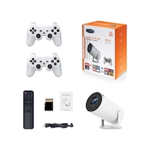 X10plus Android Projektör + Game Projector Ultra Hd 4k Ev Sinema Yansıtma Oyun Projeksiyon Cihazı