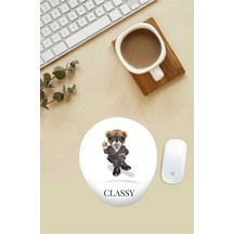 Classy Teddy Desenli Bilek Destekli Mouse Pad Mousepad