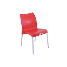 Depootoptan Mandella Nil Sandalye Alüminyum Ayaklı Kırmızı