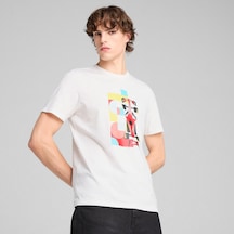 Puma Scuderia Ferrari Race Erkek Tişört C-pum630237e50p04 Beyaz
