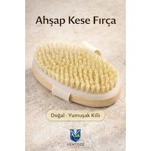 Premium Ahşap At Kılı Görünümlü Vücut Fırçası Selülit Karşıtı Kuru Fırçalama Ve Masaj Fırçası Çok Renkli
