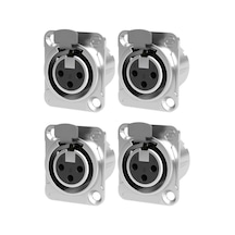 Hepa Merz SFC-SR12-4X XLR ŞASE Dişi Canon 3 Pinli XLR Şase Konnek