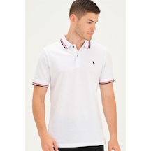 T8594 Dewberry Erkek T-shırt-beyaz Beyaz