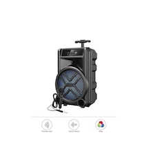 Torima GTS-1630  8" Mikrofonlu Rgb Ledli Taşınabilir Bluetooth Parti Hoparlör