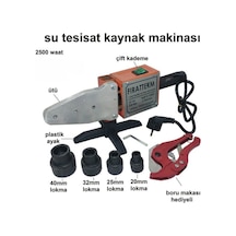 2500w Su Tesisatı Plastik Boru Kaynak Makinesi Çift Kademe Ayarlı