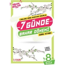 Palme 8. Sınıf LGS 7 Günde Bahar Dönemi Soru Kitabı