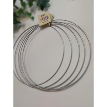 Enludo Metal Makrome Çember 30 Cm 5li Set Galvanizli Kasnak Halka Düş Kapanı Endsetcem30 Diğer