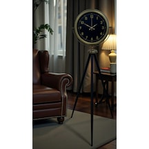 Retro Luxury Tripod Ayaklı Saat Çok Renkli
