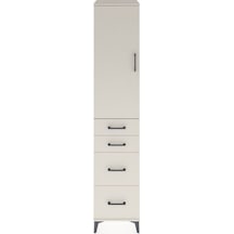 Hyperion Dolap 3 Raflı 4 Çekmeceli Tek Kapaklı 44x44x221 Aytaşı-aytaşı Aytası