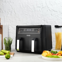 Schafer Thermochef Dual Dijital Airfryer Sıcak Hava Fritözü