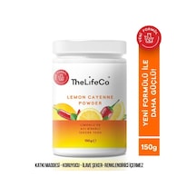 TheLifeCo Lemon Cayenne - Limonlu Acı Biberli İçecek Tozu 150 G