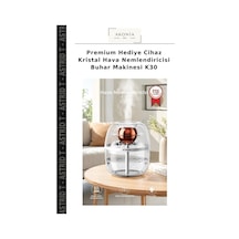 Premium Hediye Cihaz Kristal Hava Nemlendiricisi Buhar Makinesi K30