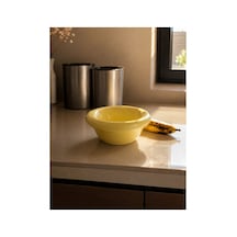 Seramik Donut Bowl Kahvaltılık Tatlı Salata Kase Sarı - 828755007 Sarı